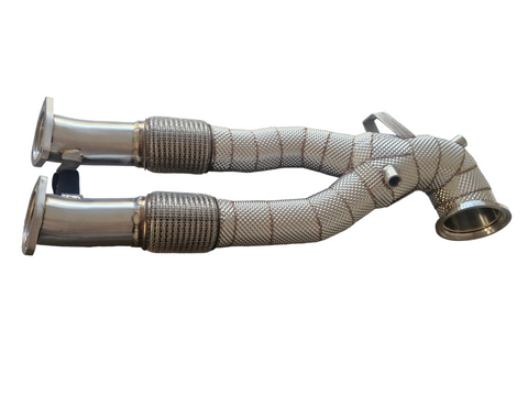 Blaze Performance RS3 8V2, TTRS and 8Y Heat Shield Bolt on Downpipe
