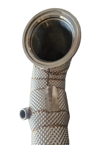 Blaze Performance RS3 8V2, TTRS and 8Y Heat Shield Bolt on Downpipe