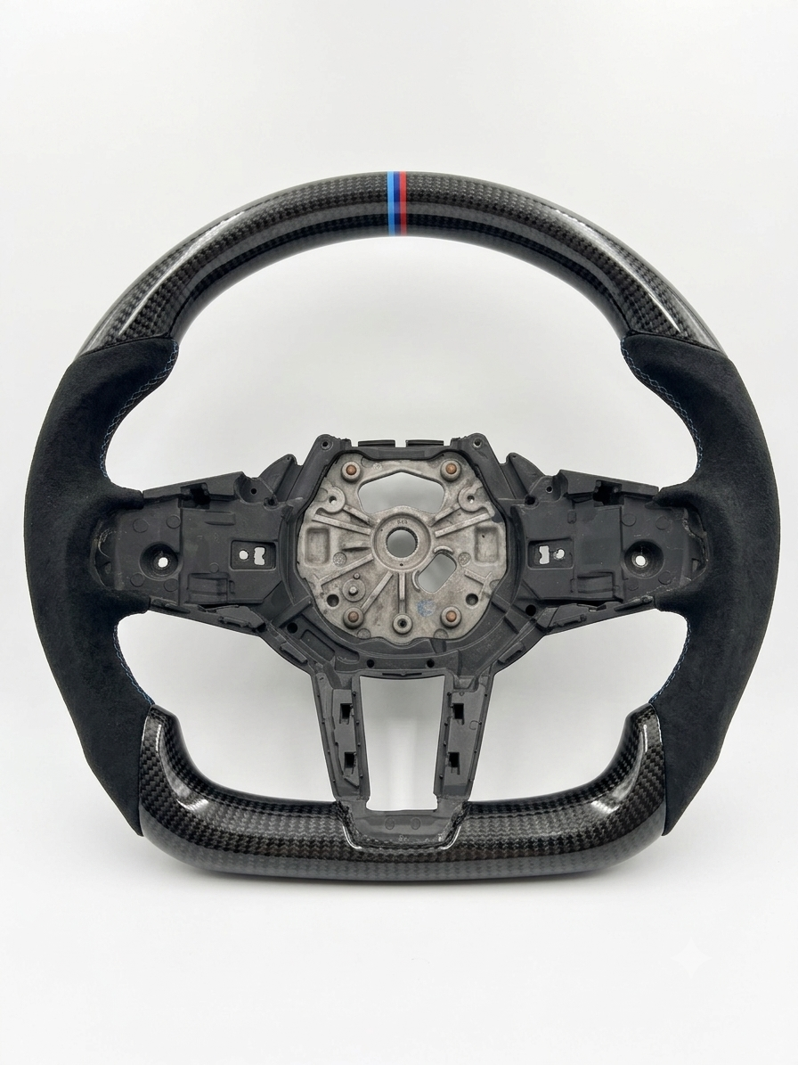 BMW G series Carbon fibre and Alcantara leather Steering Wheel