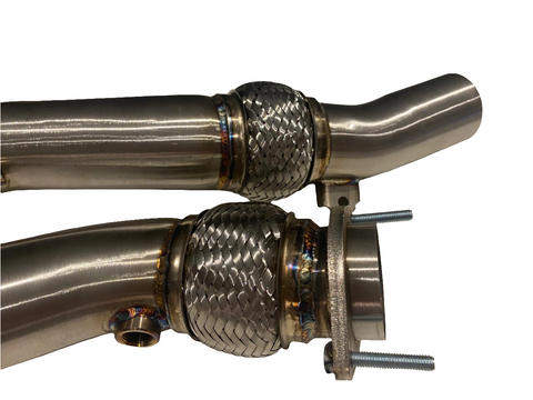 Blaze Performance F80 S55 Bolt-On Down Pipes