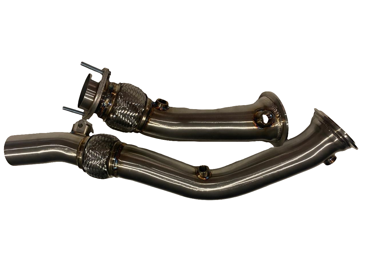Blaze Performance F80 S55 Bolt-On Down Pipes